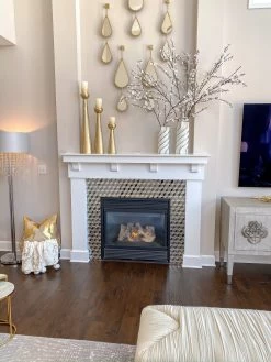 Gold And White Twist Vase (2 Sizes) -Home Essentials Shop image 050ad283 2660 45ee ac0a 3eeb54461829 new