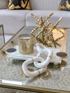 Marble Footed Tray W/ Black Circles -Home Essentials Shop image 05f448d3 2f1a 48e6 876f da2e3d7f1442 new 1