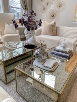 Marble Coasters W/ Silver Trim And Tray Set -Home Essentials Shop image 08efd0e2 1ee5 45aa a60c fc7fda453550 new