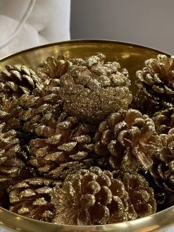 Decorative Gold Pinecones -Home Essentials Shop image 0c853512 8931 4520 9b99 dc288d635f57 new