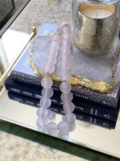 Soft Pink Glass Beads -Home Essentials Shop image 0ec486a8 f36b 4bef 9b64 64340b463d5b new