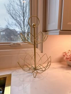 Gold Flower Shaped Metal Two-Tiered Display -Home Essentials Shop image 0f584bd6 a5d3 43b7 b6ea ef0b5f87ada8 new 1