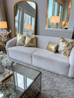 Becca Charcoal Gold Pillow - 14" X 20" -Home Essentials Shop image 0fdd4869 77e0 46be 8dd8 214949834d25 new