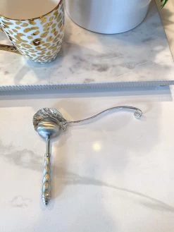 Silver Flower Petal Spoon Rest ( 2 Sizes )