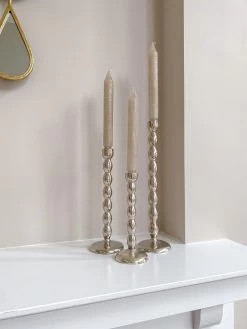 Silver Bead Design Candle Stick (3 Sizes)