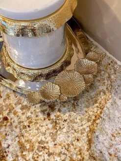 Silver Oval Tray With Gold Floral Handles -Home Essentials Shop image 12bb6ff2 4367 4458 8114 dd4e9d5023b0 new