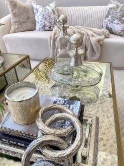 Glass Bottle With Silver Ball Stopper (2 Sizes)