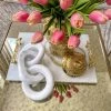 White Marble Tray With Gold Textured Handles And Edge -Home Essentials Shop image 1d1a56a3 9a5b 4094 be4d 1c86c4e0769d new