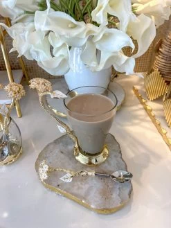 Set Of 4 Silver And Gold Dessert Spoons From The Hydrangea Collection -Home Essentials Shop image 1efad9b8 14d4 4531 80f6 f3c3b3dd3d9d new