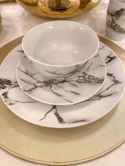 Metallic Marbled 16 Piece Dinner Set -Home Essentials Shop image 21310e46 a955 4a52 99a7 13e9cdd2af32 new