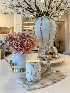 Glass Stand With Gold Top (3 Sizes) -Home Essentials Shop image 2c3b6e22 efe7 4fd8 b8b1 483c3c1c2a7c 1