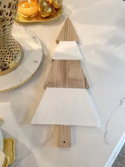 Wooden Christmas Tree Charcuterie Board