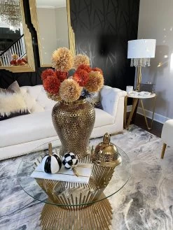 Ceramic Pumpkin With Gold Stem (3 Styles) -Home Essentials Shop image 3372b607 ce1e 44ec 98dd 2aaad65fe51d new