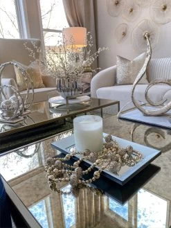 Bevelled Glass Mirror Tray