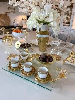 Gold Metal Dish From The Celine Flower Collection (2 Sizes) -Home Essentials Shop image 39f7fcbe f273 49e2 89e1 31931245b0f4 new