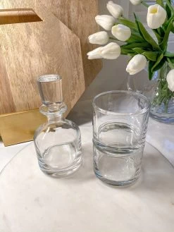 Stackable Glass Decanter W/ Glasses -Home Essentials Shop image 3ae84500 dc24 48d5 829c 2d644082d725 new 1