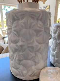 Patterned White Jar With Lid (2 Sizes) -Home Essentials Shop image 3bc58a8f e607 4100 8c42 8208d6a23f45 new