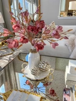 White Vase From The Hydrangea Collection -Home Essentials Shop image 3f4ef687 6d91 403d 9fec 59e6d187ae23 new