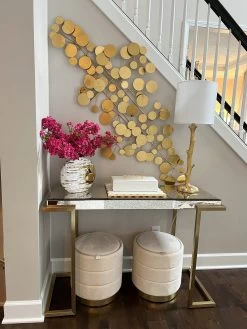 White And Gold Textured Ceramic Vase -Home Essentials Shop image 4ae2b1b2 de95 411f 8def 36422ccb7cf8 new