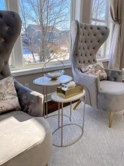 Basket W/ Gold Branch Handle -Home Essentials Shop image 4d754738 d647 4f90 94b7 69d8ce690507 new