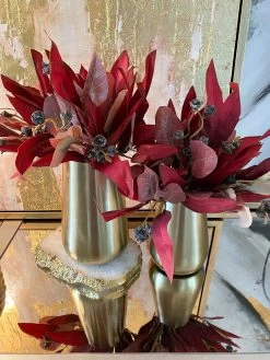 Gold Brushed Vase (2 Sizes)