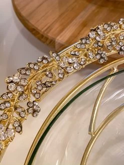 Jeweled Edge Bowl With Glass Insert (2 Colors) -Home Essentials Shop image 58e5662c eaa3 42c6 bed0 5aaf7d90d839 new 1