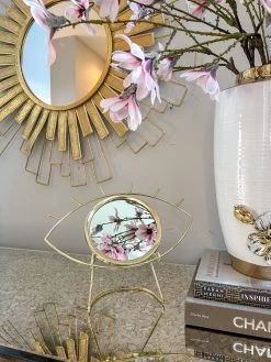 Evil Eye Table Top Mirror With Stand (2 Colors) -Home Essentials Shop image 594d8a1e 4f84 4576 9a5b 24115d33d4ae new