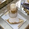 White Marble Tray With Gold Mosaic Handles -Home Essentials Shop image 59bae6d4 71b8 4fa6 a664 fcc79fb7e85e 1