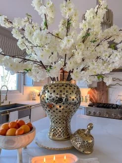 Gold Pierced Patterned Ginger Jar (2 Sizes) -Home Essentials Shop image 5dcb50ad 20af 4bc9 8d34 4cdc974719f2 new