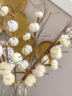 38" Mini Fall Cream Velvet Pumpkin Stem -Home Essentials Shop image 5f56c5da 3030 43a8 aa63 0c38c8f2a39d