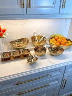 Gold Leaf Snack Bowl And Spoon Set -Home Essentials Shop image 5f707870 63ee 4876 9ed1 da8dc3eb68a8 new