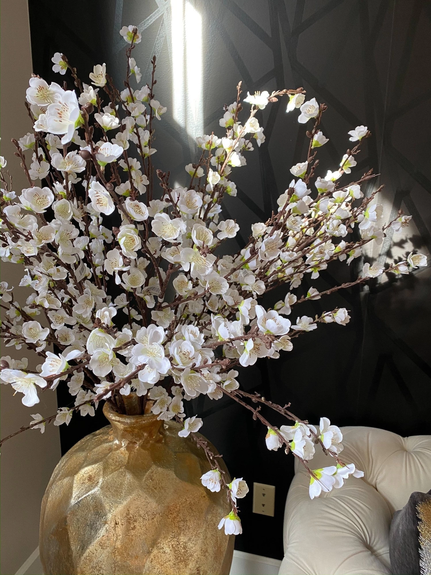 50" Tall Cherry Blossom Stem (2 Colors) 4 50" Tall Cherry Blossom Stem (2 Colors) - Image 2