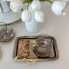 Gold Rectangular Tray With Leaf & Flower Design -Home Essentials Shop image 6107cfe2 370b 465b 9999 15fb7d459ede new