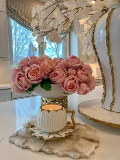 10" Large Pink Rose Bouquet