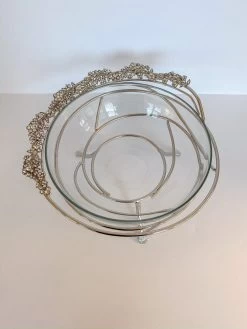 Jeweled Edge Bowl With Glass Insert (2 Colors) -Home Essentials Shop image 71e3b975 6bd9 43b4 9267 05980b0e60e7 new 1