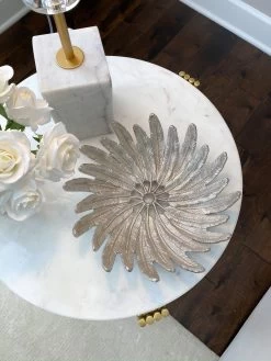 Silver Feather Bowl