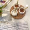 Set Of 3 Marble Spice Bowls W/ Gold Spoons And Wood Base -Home Essentials Shop image 7638f033 9a37 4151 ac5a c616edf2ba42 new