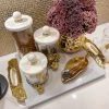 Marble Tray With Gold Lava Handles -Home Essentials Shop image 77569db8 7b93 40b6 9992 7cc55bba1da6 new