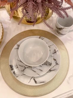 Metallic Marbled 16 Piece Dinner Set -Home Essentials Shop image 862066ba ecf9 4de6 8c49 11fcfee9e8c3 new