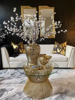 Gold Openwork Leaf Decor/ Trivet -Home Essentials Shop image 8644b3cf 93da 4b9a a464 aa006d7eb38a new