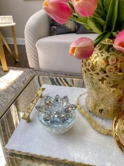 Crystal Lotus Top Candle (2 Colors) -Home Essentials Shop image 8738b0b1 6c1b 42b9 b160 4f826ac2e4f0 new 1