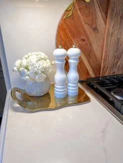 Gold Tray With Handle