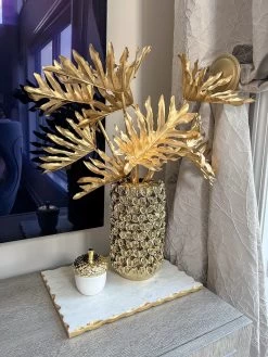 Gold Vase With Petal Design -Home Essentials Shop image 8db40b6e c270 42bf 9fb3 0de16261de74 new 1