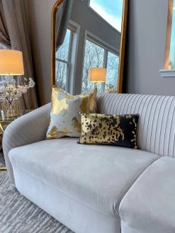 Elise Charcoal Gold Pillow - 14" X 20" -Home Essentials Shop image 93a80429 f50a 449b 88eb caaf30bfc377 new