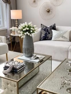 Marble Tray W/ Silver Edge And Textured Handles -Home Essentials Shop image 967257e0 f88d 40a2 baff ef0313eeccd7 new