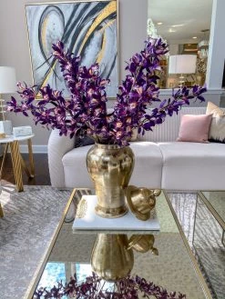 Marble Tray With Gold Metal Leaf Handles From The Jasmine Collection -Home Essentials Shop image 967a2fdc f151 4beb 8c4d 9a5c600cf2c3 new