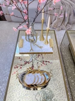 Basket W/ Gold Branch Handle -Home Essentials Shop image 96a5e8f8 e98a 4d3d a871 6d89e0c894c3 new