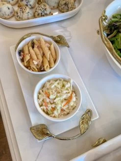 White Ceramic Tray With Serving Bowls And Gold Leaf -Home Essentials Shop image 9afe3338 2eb9 47fc 9c0c 7232e4c1721e new 1