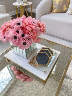Glass Tray W/ Gold Corner Detail -Home Essentials Shop image 9de52a56 aa0f 435d bf05 f65b773cd9db new