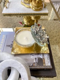 Crystal Lotus Top Candle (2 Colors)